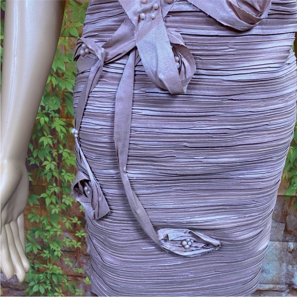 Lucy &‎ Co Ruched Cocktail Dress - Picture 8 of 11